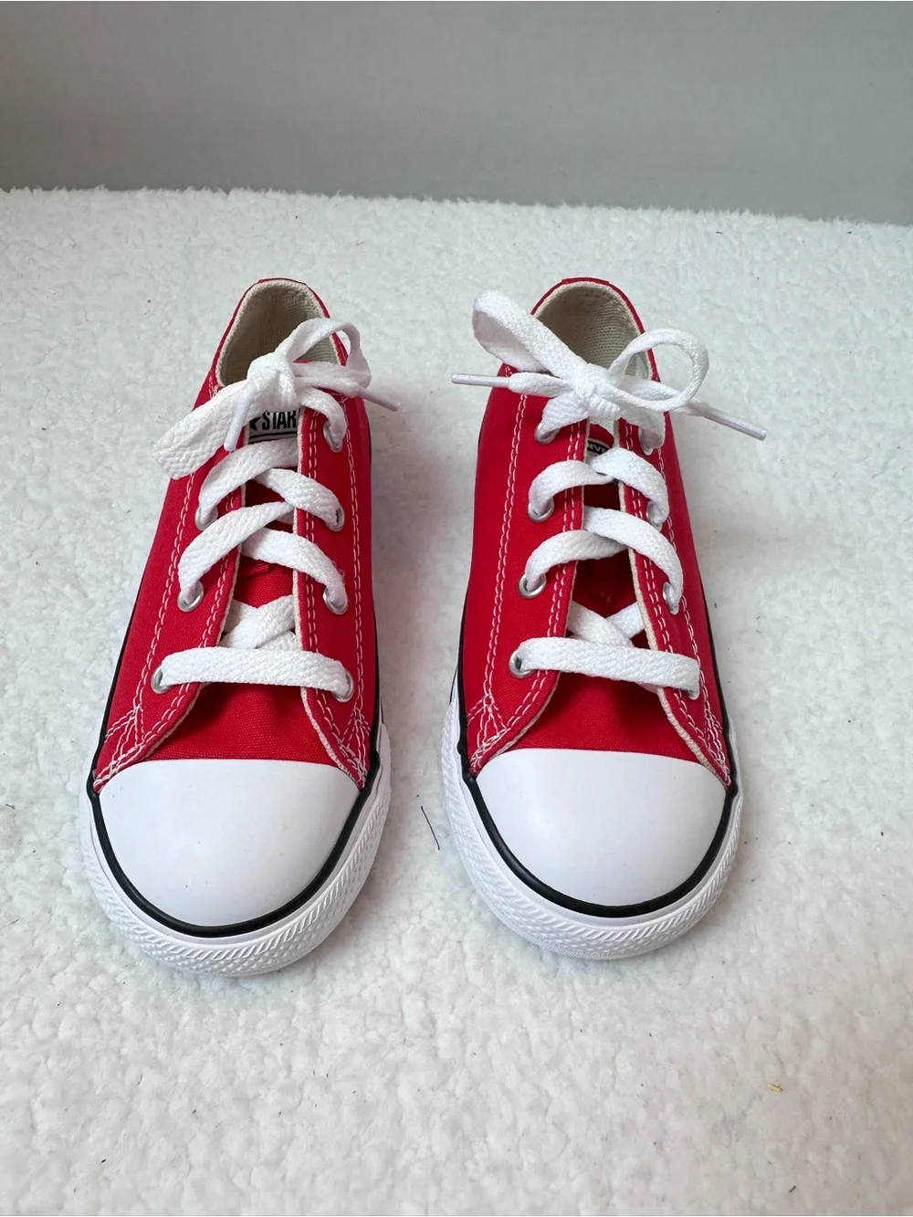 Red Baby Converse Sneakers